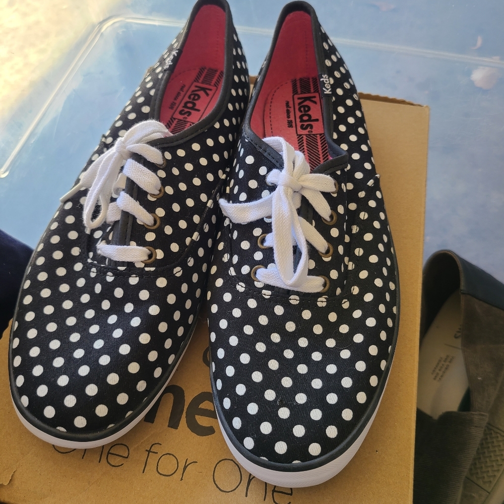 Polkadot Keds Champion Classics